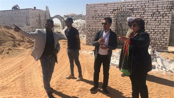 وزيرة الثقافة تتفقد