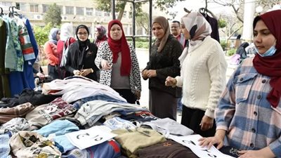 انطلاق المعرض الخيري الثالث بكلية بنات عين شمس وسط إجراءات وقائية مشددة