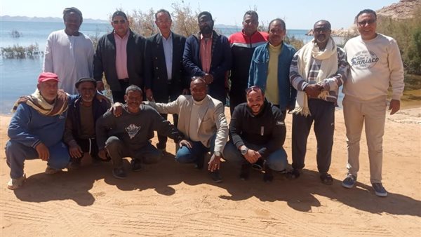 مسئولو الآثار يتفقدون