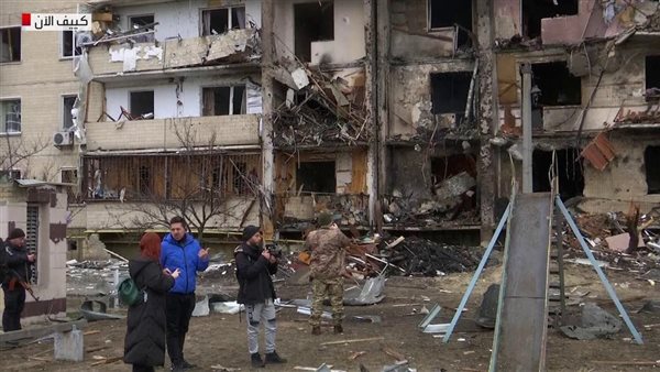 آثارالدمار في أوكرانيا