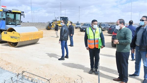 السيسي يتفقد أعمال