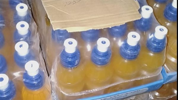 ضبط اغذية وعصائر