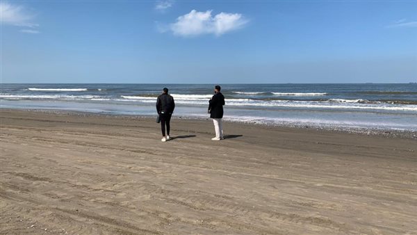 شاطئ بورسعيد في فصل