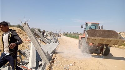 الجيزة: إزالة تعديات على 3450 فدان أراضي أملاك الدولة 