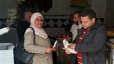  ضبط 40 كيلو لحوم بلدية مذبوحة خارج المجازر الحكومية ببني سويف