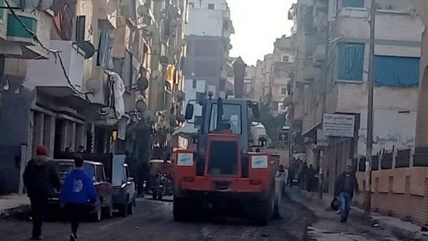 رصف الشوارع في الإسكندرية