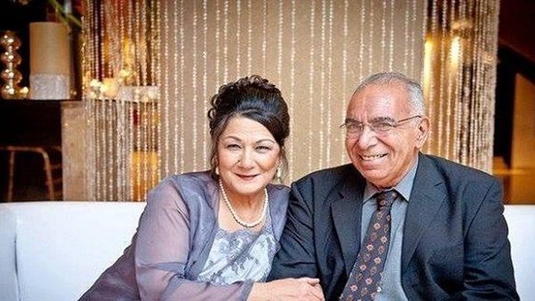 أحلام الجريتلي وزوجها