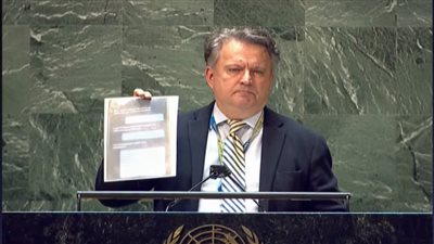 المندوب الأوكراني لدى الأمم المتحدة يعرض قصة أحد الجنود الروسيين قبل مقتله