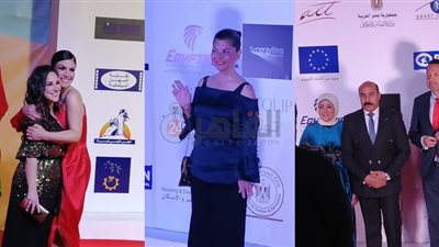 بسمة وريم البارودي والمحافظ يحرصون على حضور ختام مهرجان أسوان | صور