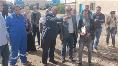 رئيس مرفق مياه القناة يفاجئ محطات القصاصين ومحطتي صرف عرب أبو قاسم وصبري | صور 