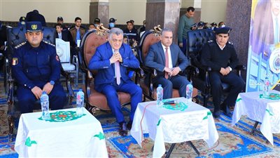 محافظ سوهاج ومدير الأمن يشهدان فعاليات الاحتفال باليوم العالمي للحماية المدنية