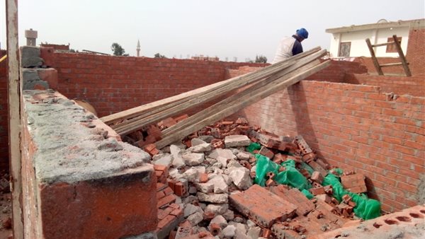 إزالة تعديات في المنوفية