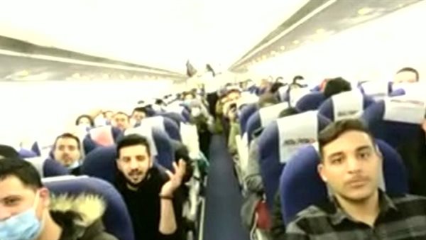 صورة من داخل الطائرة