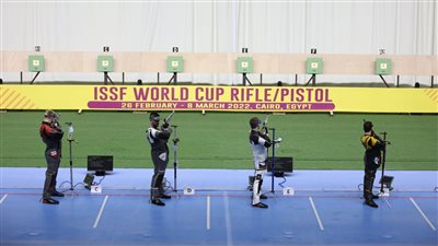 نتائج منافسات اليوم الثالث في بطولة كأس العالم لرماية البندقية والمسدس