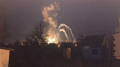 سلسلة انفجارات تهز العاصمة كييف.. وقوات روسية تدخل مدينة خيرسون