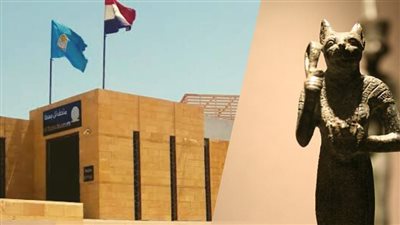 متحف تل بسطا يعلن عرض قطع من الحلي الخاص بتماثيل الآلهة | صور 