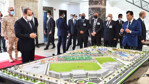 جانب من افتتاح الرئيس