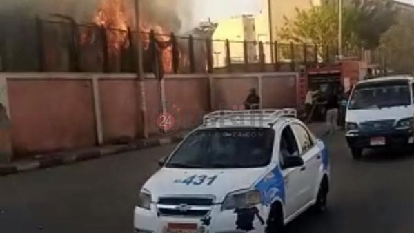 حريق محطة الأقصر