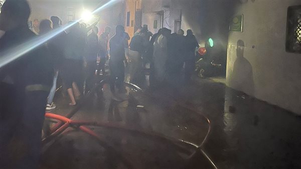 حريق في أحد خطوط