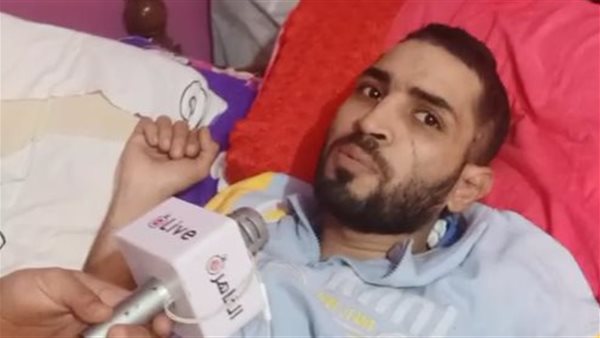 الشاب المصاب 