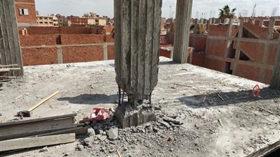 إزالة 164 مقبرة مخالفة بالخانكة في القليوبية