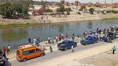 جاء لزيارة جده.. مصرع شاب سكندري سقط في ترعة أثناء قيادته موتوسيكل بقنا