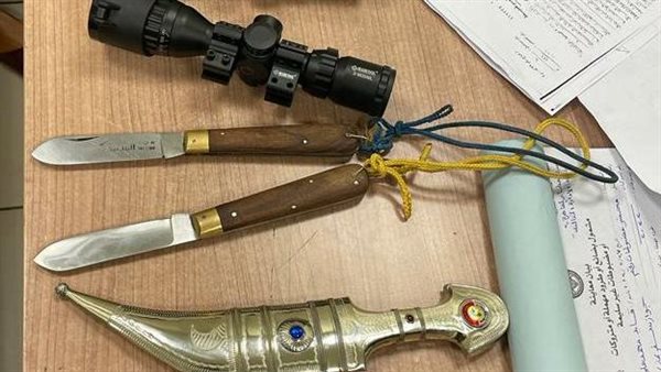 جانب من المضبوطات