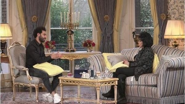 لقاء محمد صلاح مع