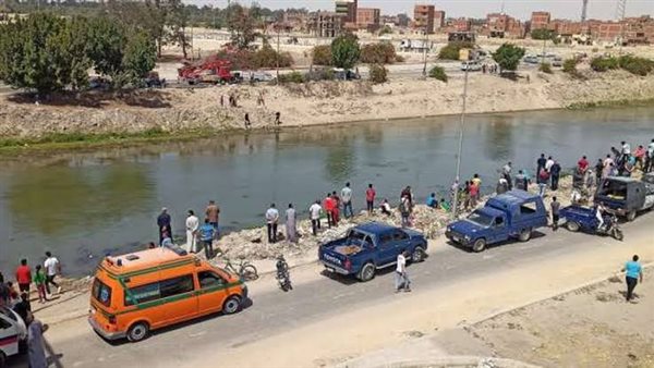 سقوط شاب بترعة _