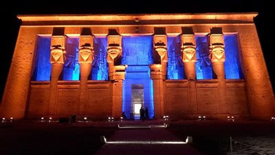 الأعلى للآثار يكشف ترميمات معبد دندرة بمحافظة قنا | صور 