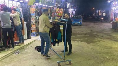 إزالة الإشغالات بشارع ضياء بحي الطالبية استجابة لـ شكاوى المواطنين