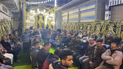 راجعين من فرح.. عزاء جماعي لضحايا حادث انقلاب سيارة داخل البحر الصغير بالدقهلية | صور 