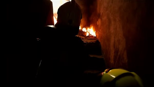 حريق ببورسعيد-أرشيفية