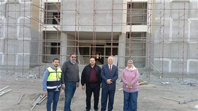 رئيس جامعة بنها يتفقد عددا من المشروعات الإنشائية الجديدة