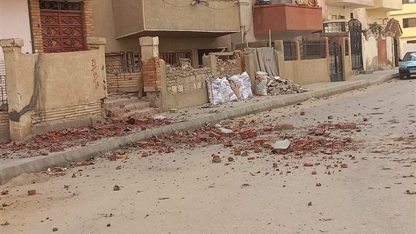 انهيار سور بلكونة