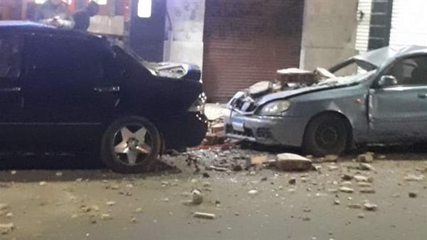 تحطم سياراتين فى