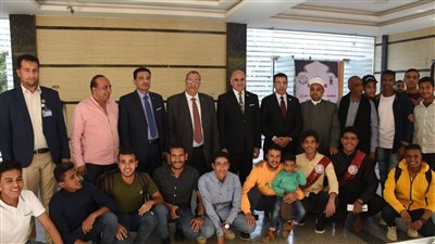 رئيس جامعة الأقصر يشهد احتفالية طلاب من أجل مصر بالإسراء والمعراج| صور