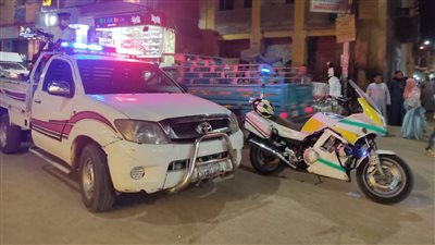 مرور إسنا ينفذ حملة مكبرة للحد من التكدسات وضبط المخالفين بالأقصر | صور