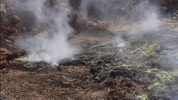 خروج لهب من باطن