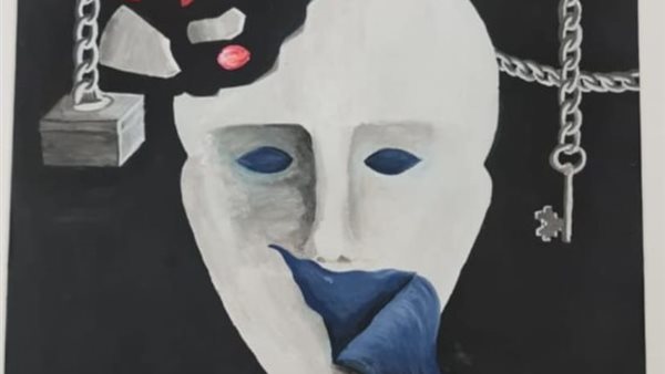 إحدى اللوحات المشاركة