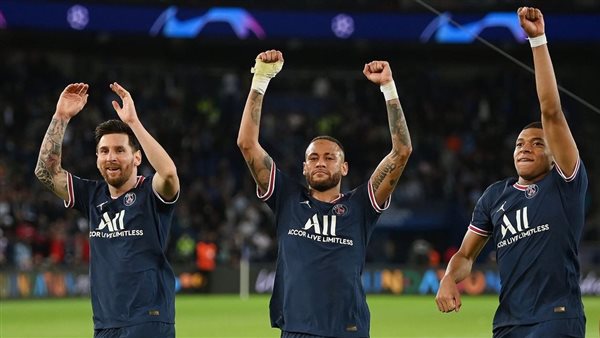 مبابي ونيمار وميسي