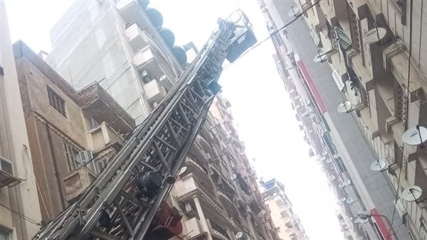 حريق بمنطقة الإبراهيمية