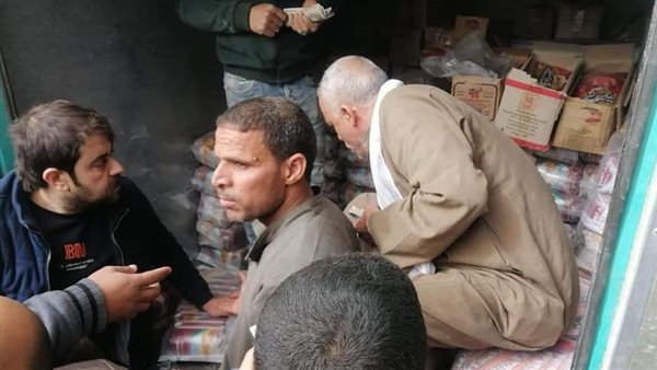 حملات تموينية بالمنيا