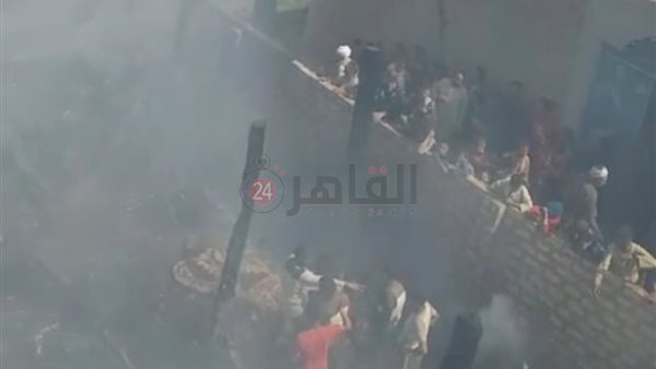 نشوب حريق بمنزل