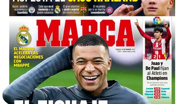 غلاف صحيفة ماركا