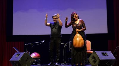  سهرة فوق السحاب مع ثنائي العود في قصر الأمير طاز | صور