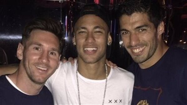 نيمار وميسي وسواريز