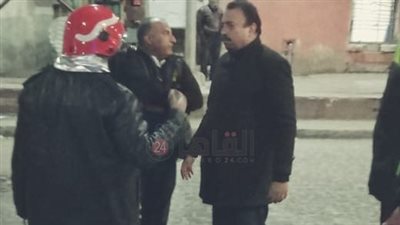 سيارة نقل تصطدم بالحاجز الخرساني بمدخل قرية الدلجمون في الغربية 