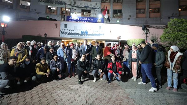 استقبال الشباب المشاركين