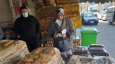 تحصيل متأخرات رسوم التفتيش ومراجعة رخص المحلات بحي الضواحي ببورسعيد | صور 